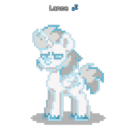 Size: 400x400 | Tagged: safe, imported from derpibooru, oc, oc only, oc:lanceblue, pegasus, pony, pony town, digital art, pegasus oc, pixel art, simple background, solo, transparent background, wings