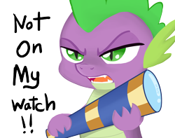 Size: 1892x1492 | Tagged: safe, artist:potzm, imported from derpibooru, spike, dragon, princess spike (episode), male, open mouth, scene interpretation, simple background, solo, talking, telescope, transparent background