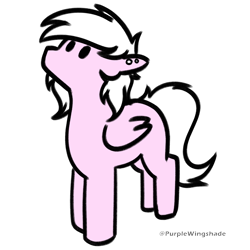 Size: 3000x3000 | Tagged: safe, artist:purple wingshade, imported from derpibooru, oc, oc only, oc:feather, pegasus, pony, simple background, solo, transparent background