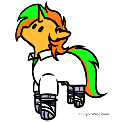 Size: 3000x3000 | Tagged: safe, artist:purple wingshade, imported from derpibooru, oc, oc only, oc:dr. carrot, pony, unicorn, horn, simple background, solo, transparent background