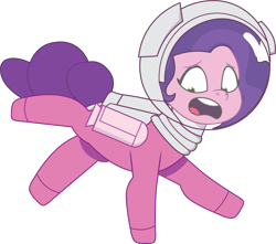 Size: 1121x991 | Tagged: safe, artist:prixy05, imported from derpibooru, pipp petals, pegasus, pony, female, floating, g5, mare, my little pony: tell your tale, simple background, solo, space helmet, spacesuit, transparent background, vector