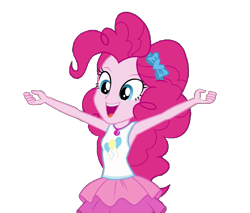 Size: 761x647 | Tagged: safe, artist:blockslikepl, edit, edited screencap, imported from derpibooru, screencap, pinkie pie, human, equestria girls, background removed, female, not a vector, simple background, solo, transparent background