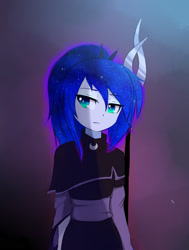 Size: 1600x2121 | Tagged: safe, artist:magnaluna, imported from derpibooru, princess luna, human, female, humanized, solo