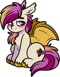 Size: 1370x1770 | Tagged: safe, artist:sexygoatgod, imported from derpibooru, oc, oc only, bat pony, male, simple background, solo, stallion, transparent background