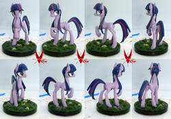 Size: 2398x1666 | Tagged: safe, artist:viistar, imported from derpibooru, twilight sparkle, earth pony, pony, earth pony twilight, female, figurine, g5 concept leaks, mare, race swap, solo