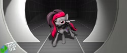 Size: 2000x838 | Tagged: safe, artist:aloperubysfm, oc, oc only, pony, 3d, female, looking at you, mare, mlem, silly, source filmmaker, tongue out