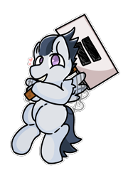 Size: 2048x2732 | Tagged: safe, artist:felixmcfurry, imported from derpibooru, rumble, pegasus, pony, catchlights, colt, equal sign, equal sign sign, floating, flying, foal, heart, holding sign, looking at you, male, shading, sign, simple background, simple shading, smiling, smiling at you, solo, transparent background, wings, wood