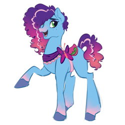 Size: 2087x2087 | Tagged: safe, artist:cupute, imported from derpibooru, butterfly, earth pony, pony, bipedal, blue coat, blue fur, chromatic aberration, colored eyebrows, colored sketch, curly hair, curly mane, curly tail, cute, cutie, doodle, ear fluff, ears up, electric guitar, emo, g5, gradient hooves, gradient mane, green eyes, guitar, hair stripe, halfbody, long ears, looking at someone, makeup, misty brightdawn, mistybetes, multicolored hair, multicolored mane, multicolored tail, musical instrument, ombre hair, ombre hooves, open mouth, png, race swap, rebirth misty, saddle, simple background, sketch, smiley face, smiling, solo, speech bubble, style emulation, tack, tail, text, transparent background, twitter link, unshorn fetlocks, wild manes, wild manesified