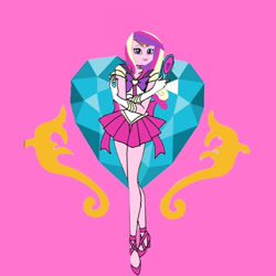 Size: 894x894 | Tagged: safe, artist:theemperorofhonor, imported from derpibooru, princess cadance, equestria girls, dean cadance, sailor cadance, sailor moon (series), solo