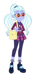 Size: 1956x4533 | Tagged: safe, artist:gmaplay, imported from derpibooru, sugarcoat, equestria girls, clothes, crystal prep academy, crystal prep academy uniform, crystal prep shadowbolts, my little pony equestria girls: friendship games, necktie, school tie, school uniform, schoolgirl, simple background, singing, solo, transparent background