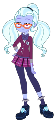 Size: 2013x4408 | Tagged: safe, artist:gmaplay, imported from derpibooru, sugarcoat, equestria girls, clothes, crystal prep academy, crystal prep academy uniform, crystal prep shadowbolts, my little pony equestria girls: friendship games, necktie, school tie, school uniform, schoolgirl, simple background, singing, solo, transparent background