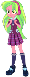 Size: 1900x4848 | Tagged: safe, artist:gmaplay, imported from derpibooru, lemon zest, equestria girls, clothes, crystal prep academy, crystal prep academy uniform, crystal prep shadowbolts, my little pony equestria girls: friendship games, necktie, school tie, school uniform, schoolgirl, simple background, singing, solo, transparent background