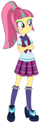 Size: 1900x5409 | Tagged: safe, artist:gmaplay, imported from derpibooru, sour sweet, equestria girls, clothes, crystal prep academy, crystal prep academy uniform, crystal prep shadowbolts, my little pony equestria girls: friendship games, necktie, school tie, school uniform, schoolgirl, simple background, singing, solo, transparent background