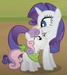 Size: 563x635 | Tagged: safe, imported from derpibooru, screencap, rarity, sweetie belle, sisterhooves social, cute, female, filly, foal, mare, siblings, sisters