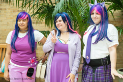 Size: 4896x3264 | Tagged: safe, artist:xen photography, imported from derpibooru, twilight sparkle, human, absurd resolution, anime boston, anime boston 2013, clothes, cosplay, costume, hand on hip, irl, irl human, peace sign, photo