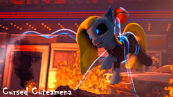 Size: 3840x2160 | Tagged: safe, artist:shadowuwu, oc, oc only, oc:cuteamena, pony, 3d, clothes, female, mare, open mouth