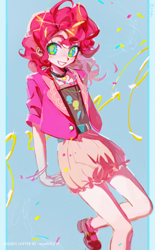 Size: 750x1209 | Tagged: safe, artist:erye037249, imported from derpibooru, pinkie pie, equestria girls, solo