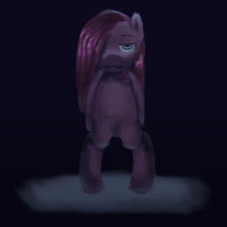 Size: 2000x2000 | Tagged: safe, artist:lime-tree-art, imported from derpibooru, pinkie pie, earth pony, pony, bipedal, drawthread, eyebrows, lidded eyes, looking at you, nightmare fuel, pig nose, pinkamena diane pie, solo