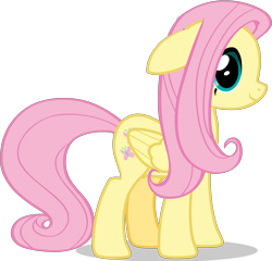 Size: 4000x3838 | Tagged: safe, imported from derpibooru, fluttershy, pegasus, leak, absurd resolution, female, flash asset, floppy ears, high res, mare, simple background, smiling, solo, transparent, transparent background, vector