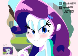 Size: 1049x762 | Tagged: safe, artist:gordodel2006, imported from derpibooru, rarity, human, equestria girls, scene interpretation, screencap reference, solo