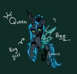 Size: 639x615 | Tagged: safe, artist:sonira24, imported from derpibooru, queen chrysalis, changeling, changeling queen, female, flying, solo, spread wings, wings