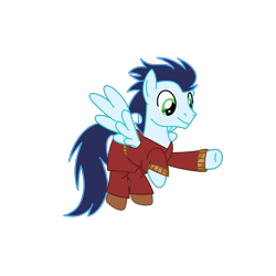 Size: 2100x2100 | Tagged: safe, artist:chanyhuman, imported from derpibooru, soarin', pegasus, pony, flying, goitosuros, male, scythian, simple background, stallion, transparent background, vector, wings