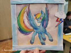 Size: 750x563 | Tagged: safe, artist:ohnancy, imported from derpibooru, pegasus, pony, solo