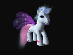 Size: 640x480 | Tagged: safe, artist:exflyer, imported from derpibooru, heart bright, flutter pony, 3d, 3d model, female, g3, mare, simple background, solo