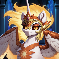 Size: 1024x1024 | Tagged: safe, imported from derpibooru, daybreaker, ai content, ai generated, generator:pony diffusion v6 xl, generator:stable diffusion, prompter:thelight3d