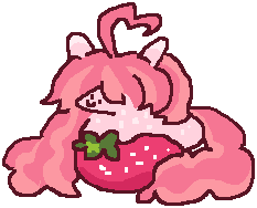 Size: 233x188 | Tagged: safe, artist:guwauu, imported from derpibooru, oc, oc only, earth pony, pony, 1000 hours in ms paint, doodle, food, ms paint, sketch, solo, strawberry