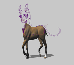 Size: 2064x1815 | Tagged: safe, artist:pegasus004, imported from derpibooru, earth pony, horse, pony, clip studio paint, solo, wip