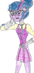 Size: 497x1055 | Tagged: safe, imported from twibooru, sci-twi, twilight sparkle, equestria girls, image, png