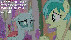 Size: 2000x1125 | Tagged: safe, edit, edited screencap, editor:quoterific, imported from derpibooru, screencap, ocellus, sandbar, season 8, the hearth's warming club, spoiler:s08