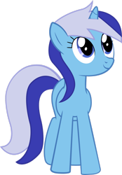 Size: 1280x1841 | Tagged: safe, artist:yellowdash1998v2, imported from derpibooru, minuette, pony, unicorn, cute, female, horn, mare, minubetes, smiling, solo, vector