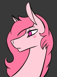 Size: 453x604 | Tagged: artist needed, source needed, safe, imported from derpibooru, oc, oc only, oc:laeti, changeling, hybrid, pony, female, gray background, simple background, solo