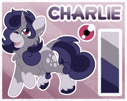 Size: 2500x2000 | Tagged: safe, artist:euspuche, imported from derpibooru, oc, oc only, bat pony, donkey, unicorn, horn, looking at you, male, one eye closed, reference sheet, smiling, wink