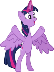 Size: 539x720 | Tagged: safe, edit, edited screencap, editor:homersimpson1983, imported from derpibooru, screencap, twilight sparkle, alicorn, background removed, bipedal, female, not a vector, solo, twilight sparkle (alicorn)