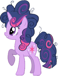 Size: 1917x2520 | Tagged: safe, edit, edited screencap, editor:homersimpson1983, imported from derpibooru, screencap, twilight sparkle, unicorn, female, horn, not a vector, puffy mane, solo, unicorn twilight