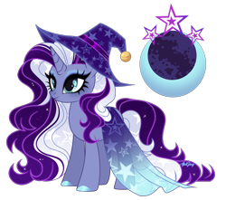 Size: 3402x3012 | Tagged: safe, artist:afterglory, imported from derpibooru, oc, pony, unicorn, cloak, clothes, female, hat, horn, mare, not rarity, not trixie, simple background, solo, transparent background