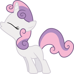 Size: 3000x3009 | Tagged: safe, artist:cloudy glow, imported from derpibooru, sweetie belle, unicorn, female, filly, foal, horn, simple background, solo, transparent background, vector