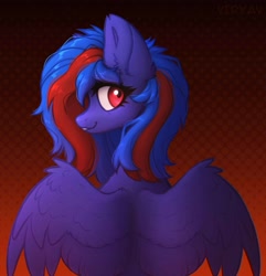 Size: 2454x2549 | Tagged: safe, artist:viryav, imported from derpibooru, oc, oc only, oc:redline lightwing, pegasus, pony, solo