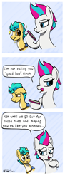 Size: 800x2200 | Tagged: safe, artist:ebbysharp, imported from derpibooru, hitch trailblazer, zipp storm, pony, cellphone, g5, i'm not calling you good boy, meme, phone, subverted meme