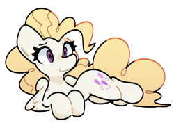 Size: 900x638 | Tagged: safe, alternate version, artist:kindakismet, imported from derpibooru, surprise, pegasus, pony, female, g1, lying down, mare, prone, simple background, smiling, solo, transparent background