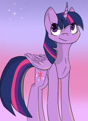 Size: 728x1000 | Tagged: safe, artist:summerbeachyt, imported from derpibooru, twilight sparkle, alicorn, pony, solo