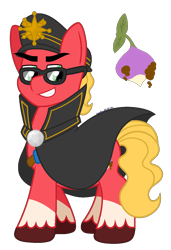 Size: 884x1290 | Tagged: safe, artist:kosmiktym, imported from derpibooru, sprout cloverleaf, earth pony, pony, coat markings, g5, looking down, male, redesign, simple background, smiling, socks (coat markings), solo, stallion, tail, transparent background, two toned mane, two toned tail