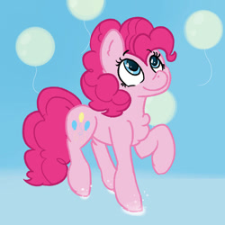 Size: 894x894 | Tagged: safe, artist:summerbeachyt, imported from derpibooru, pinkie pie, earth pony, pony, solo