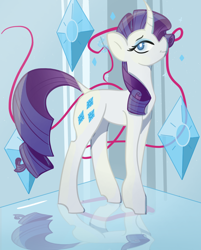 Size: 1000x1242 | Tagged: safe, artist:summerbeachyt, imported from derpibooru, rarity, unicorn, horn, solo