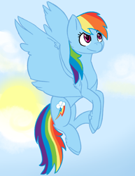 Size: 850x1100 | Tagged: safe, artist:summerbeachyt, imported from derpibooru, rainbow dash, pegasus, pony, solo