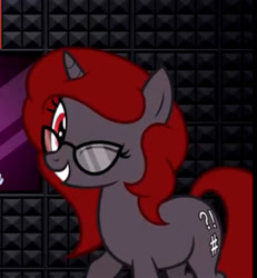 Size: 1080x1170 | Tagged: safe, artist:thelostnarrator, imported from derpibooru, oc, oc only, oc:curse word, oc:thelostnarrator, earth pony, pony, looking at you, one eye closed, solo, wink, winking at you