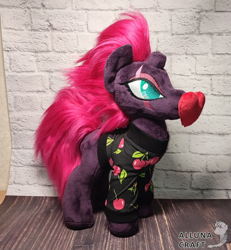 Size: 2482x2691 | Tagged: safe, artist:allunacraft, imported from derpibooru, tempest shadow, pony, clothes, irl, photo, plushie, solo, sweater